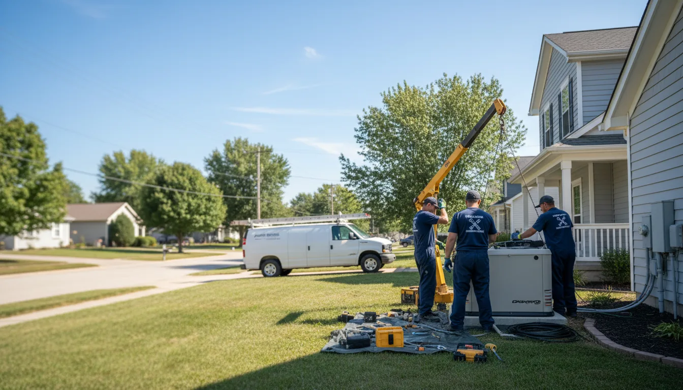 Generator Installation in Freeman Spur, IL near me